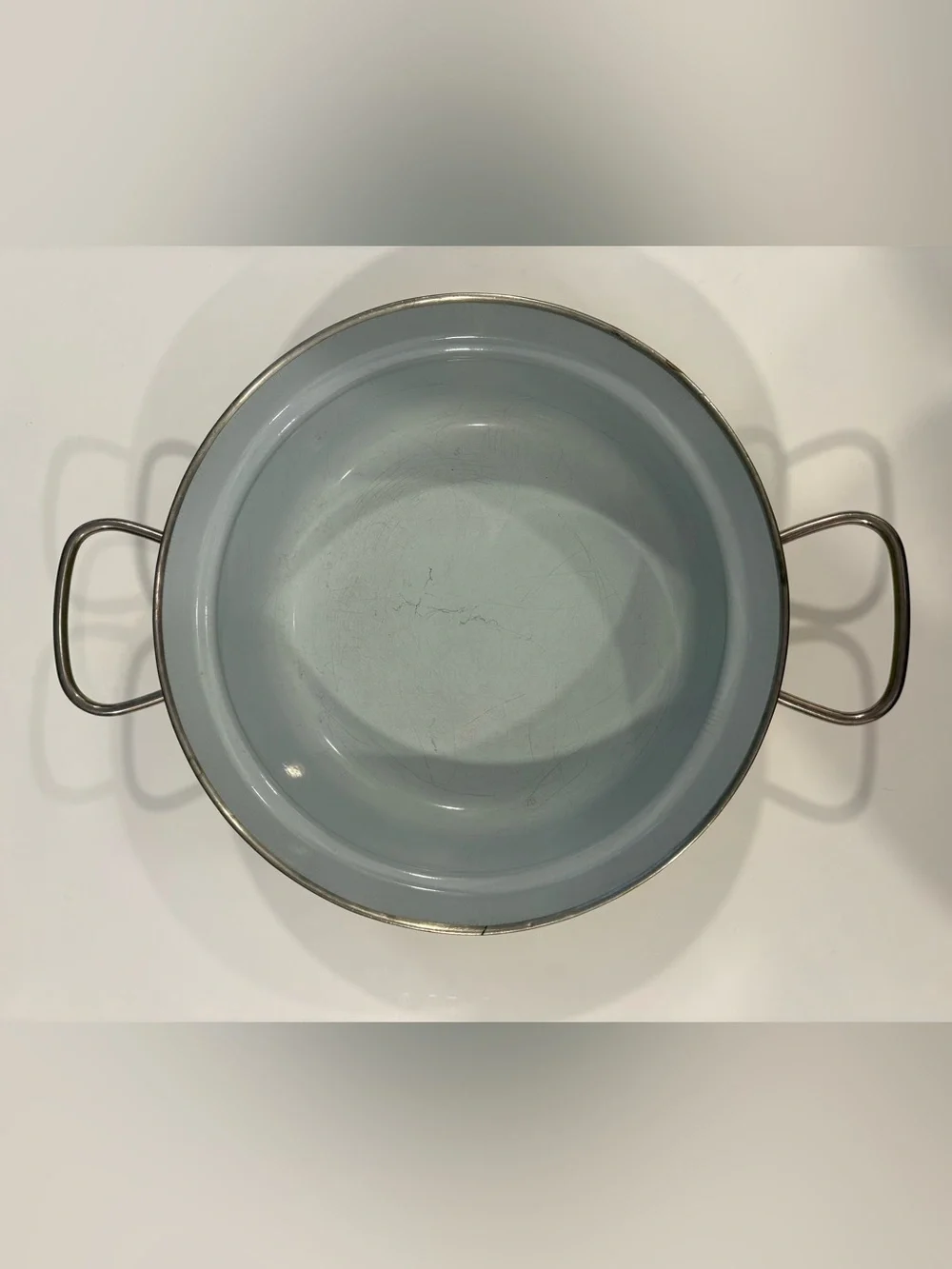 Mid-Century Modern MES Yellow Enamel Covered Casserole Pot German 60